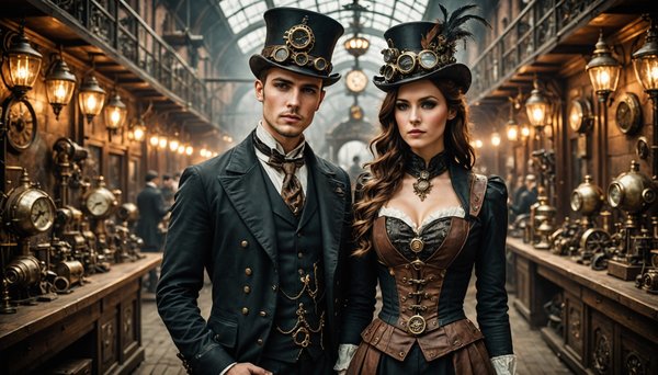 Discover the enchanting world of steampunk lolita fashion